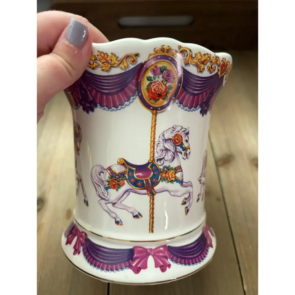 Teleflora Gift Musical Carousel Canister
